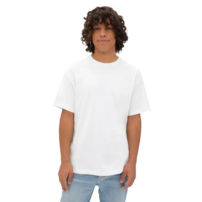 Psalms Angels Unisex Oversized Boxy Lux Rear Printed Teeshirt - White Armour