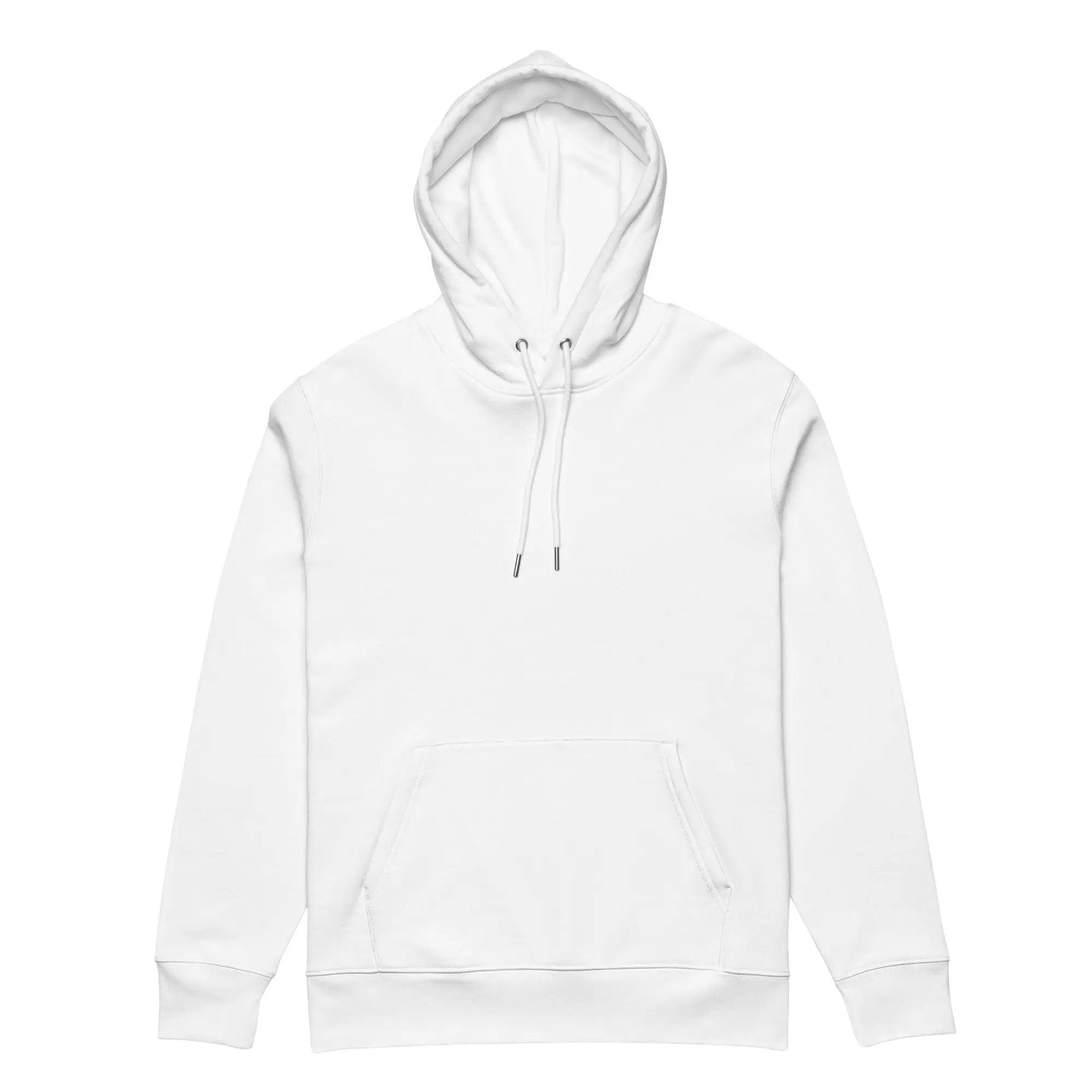 Unisex Premium Heavyweight 100% Organic Cotton Rear Printed Hoodie - White Psalms 91.11