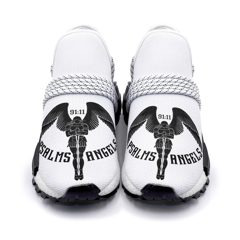 Psalms Angels Unisex Lightweight Sneaker - White