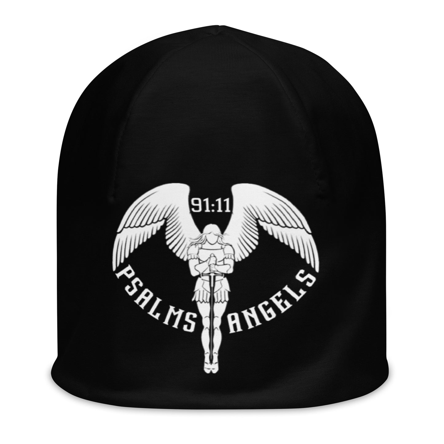 Psalm 91 black Psalms Angels beanie hat