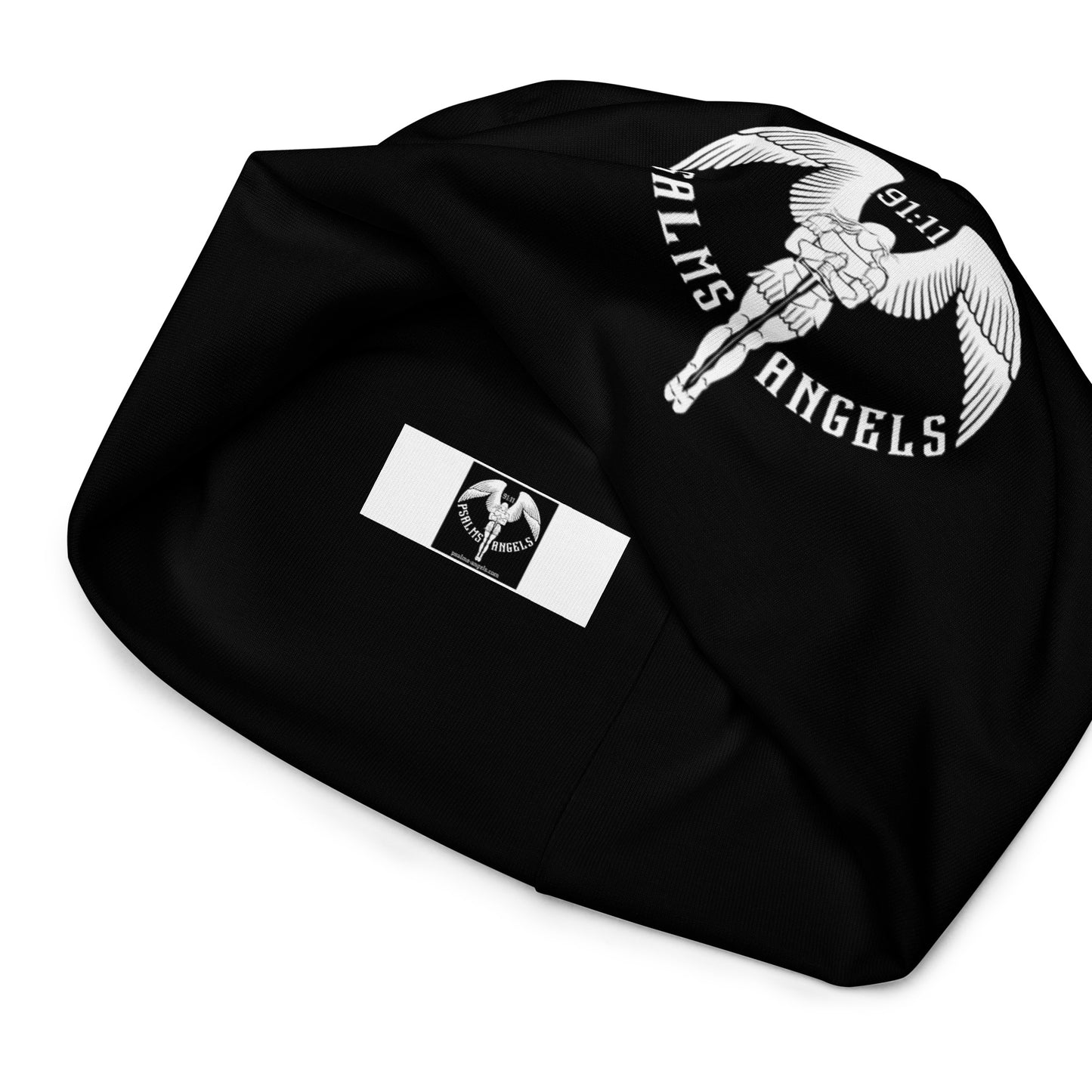 Psalms Angels Beanie Hat - Black