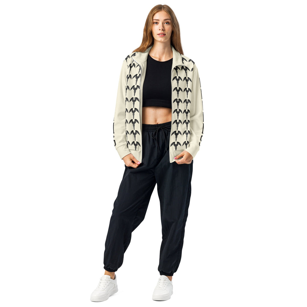Psalms Angels Off White Vegan Friendly Unisex Athleisure Jacket Psalms 91.11