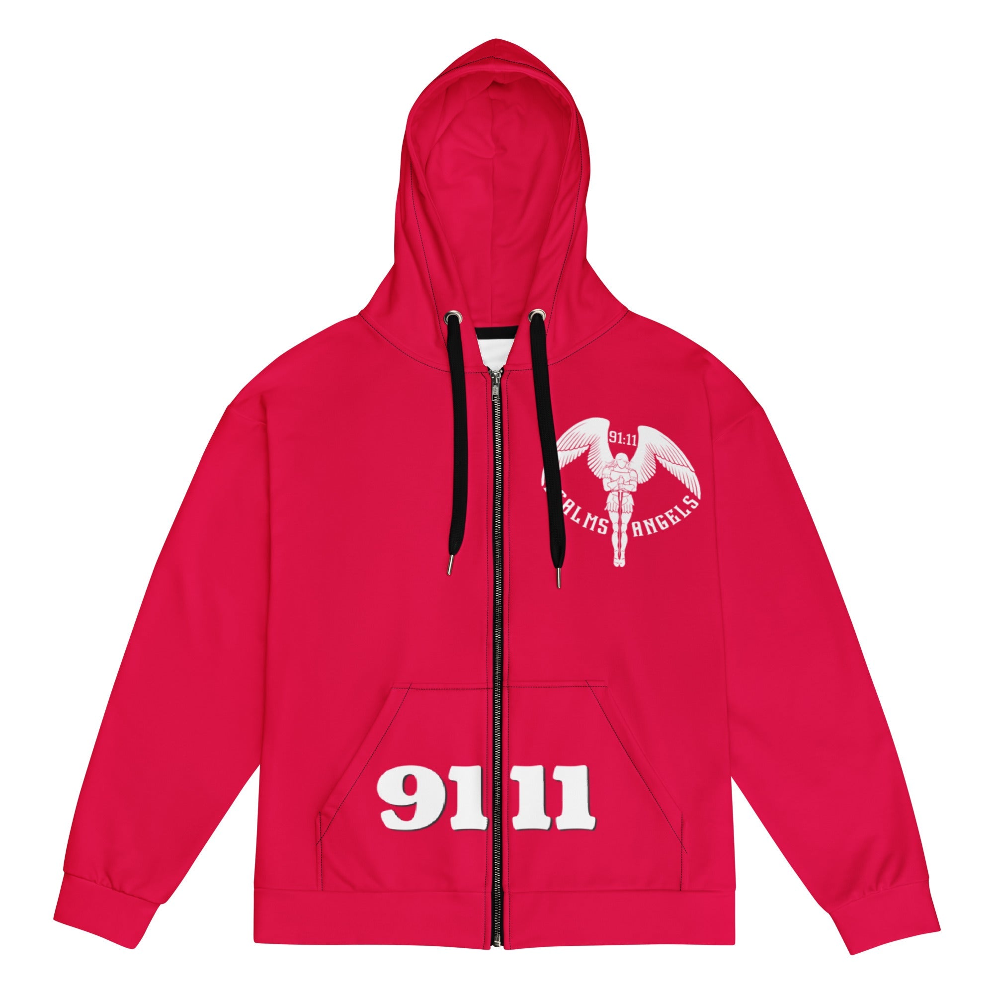 Psalms Angels Give Me My Flowers Vegan Friendly Unisex Zip Hoodie Psalms 91.11