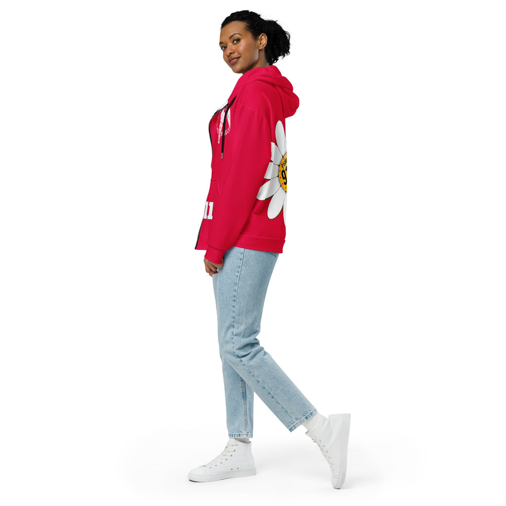 Psalms Angels Give Me My Flowers Vegan Friendly Unisex Zip Hoodie Psalms 91.11
