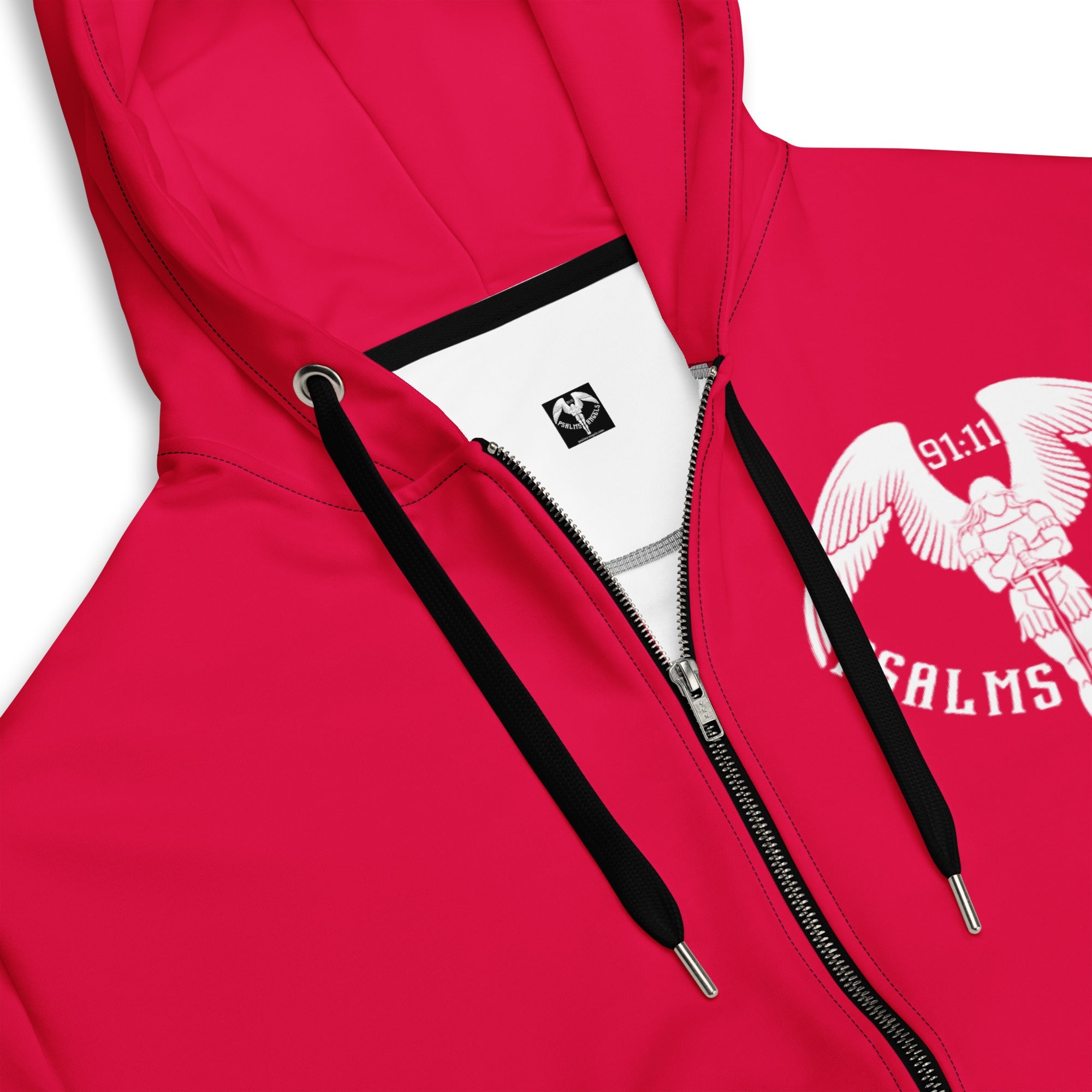 Psalms Angels Give Me My Flowers Vegan Friendly Unisex Zip Hoodie Psalms 91.11