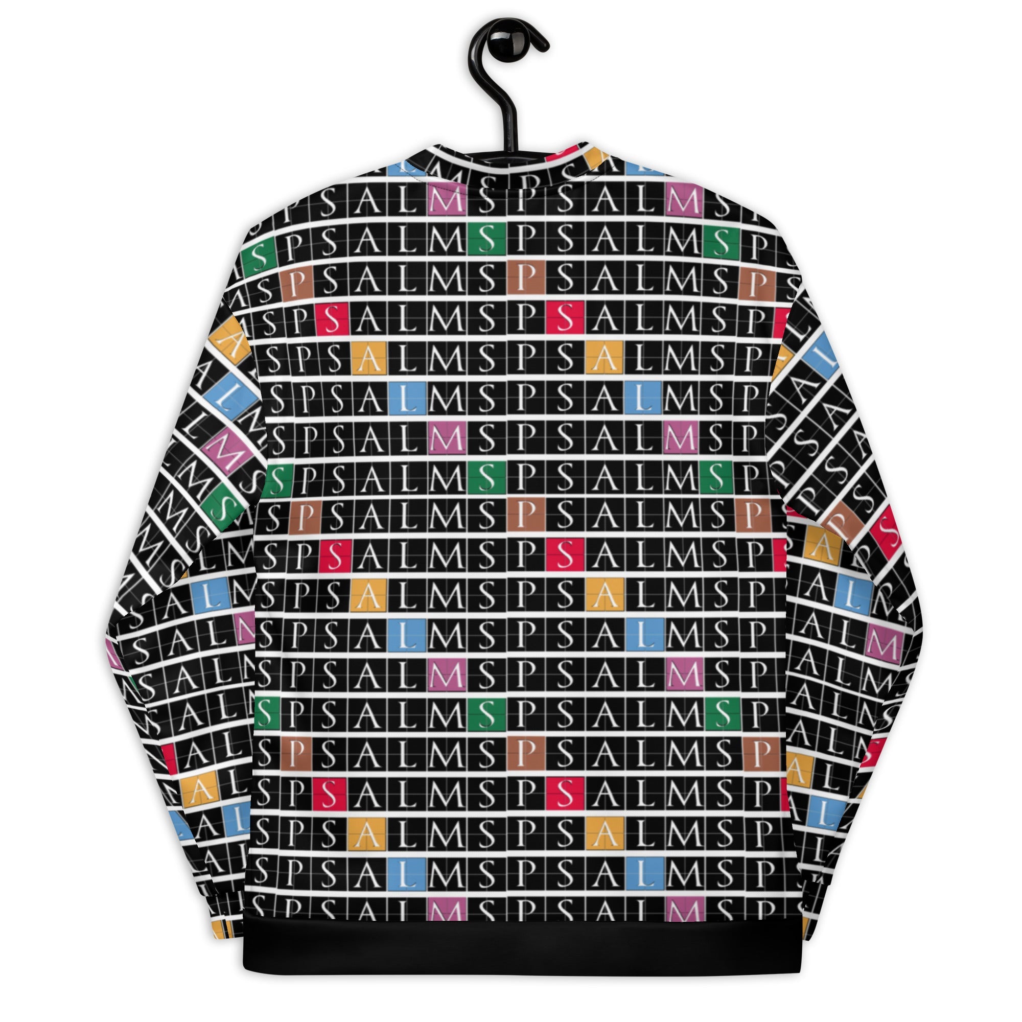All Over Psalms Print Unisex Bomber Jacket Armour