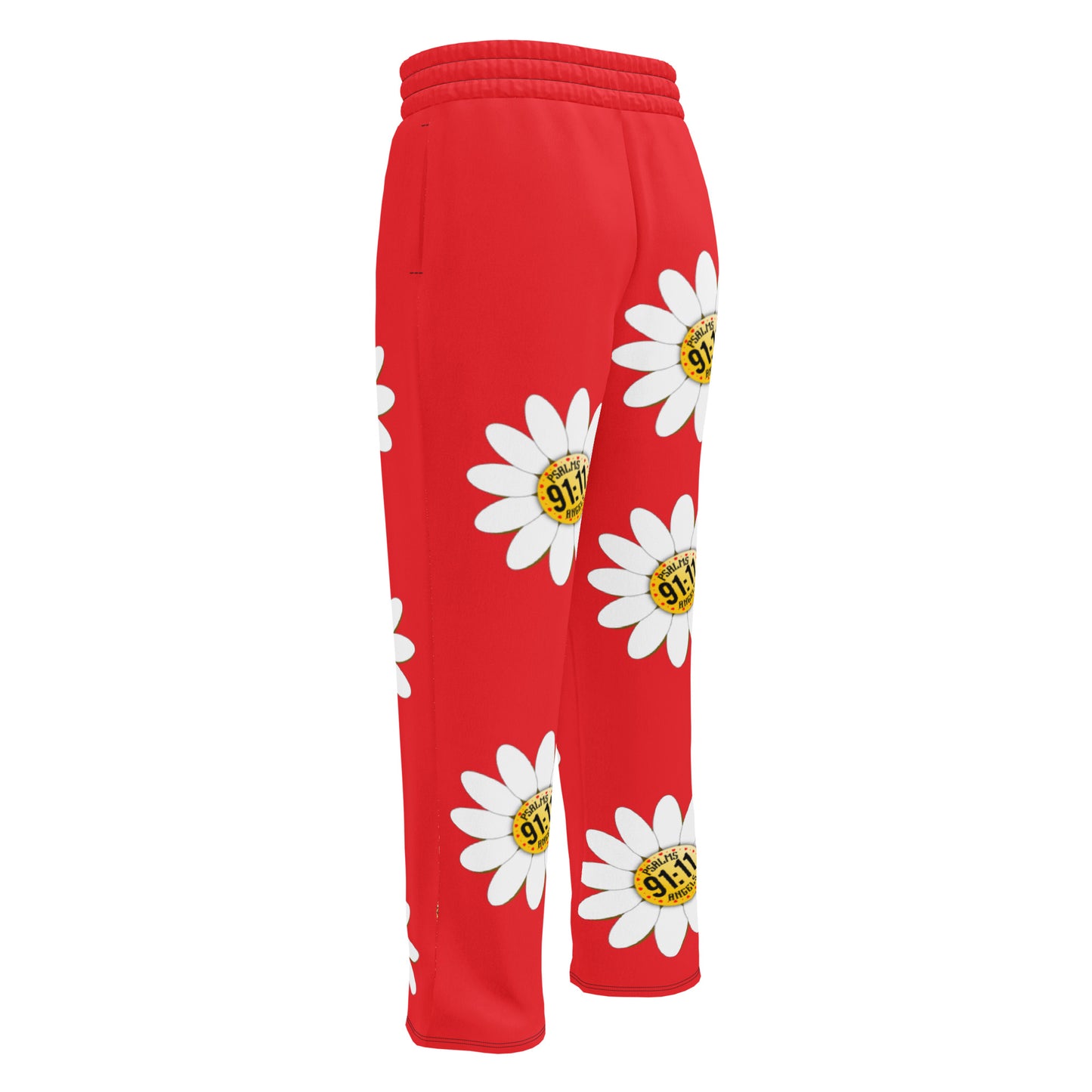 Psalms Angels Give Me My Flowers Vegan Friendly Wide-Leg Joggers