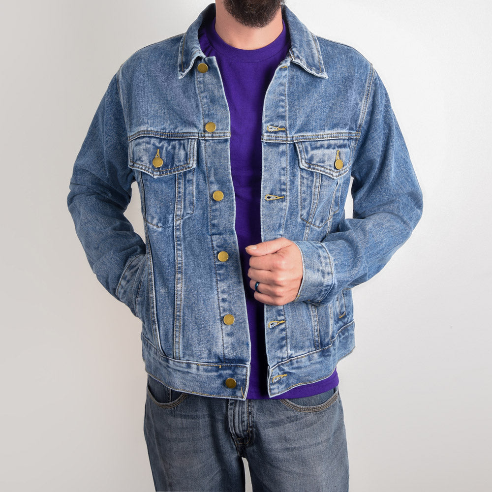 Psalms Angels Unisex Denim Jacket Shiny Things