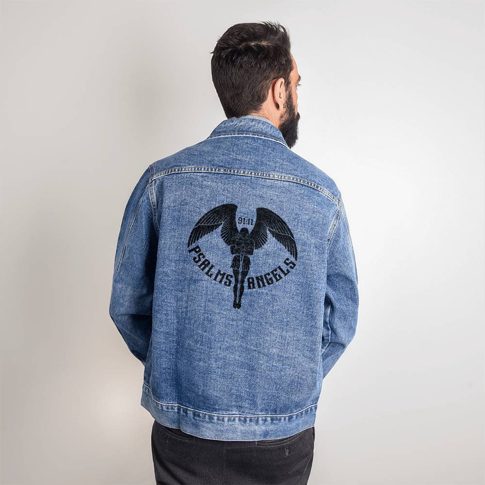 Psalms Angels Unisex Denim Jacket Shiny Things
