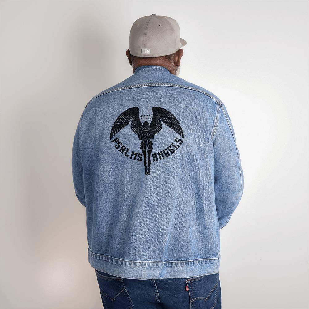 Psalms Angels Unisex Denim Jacket Shiny Things