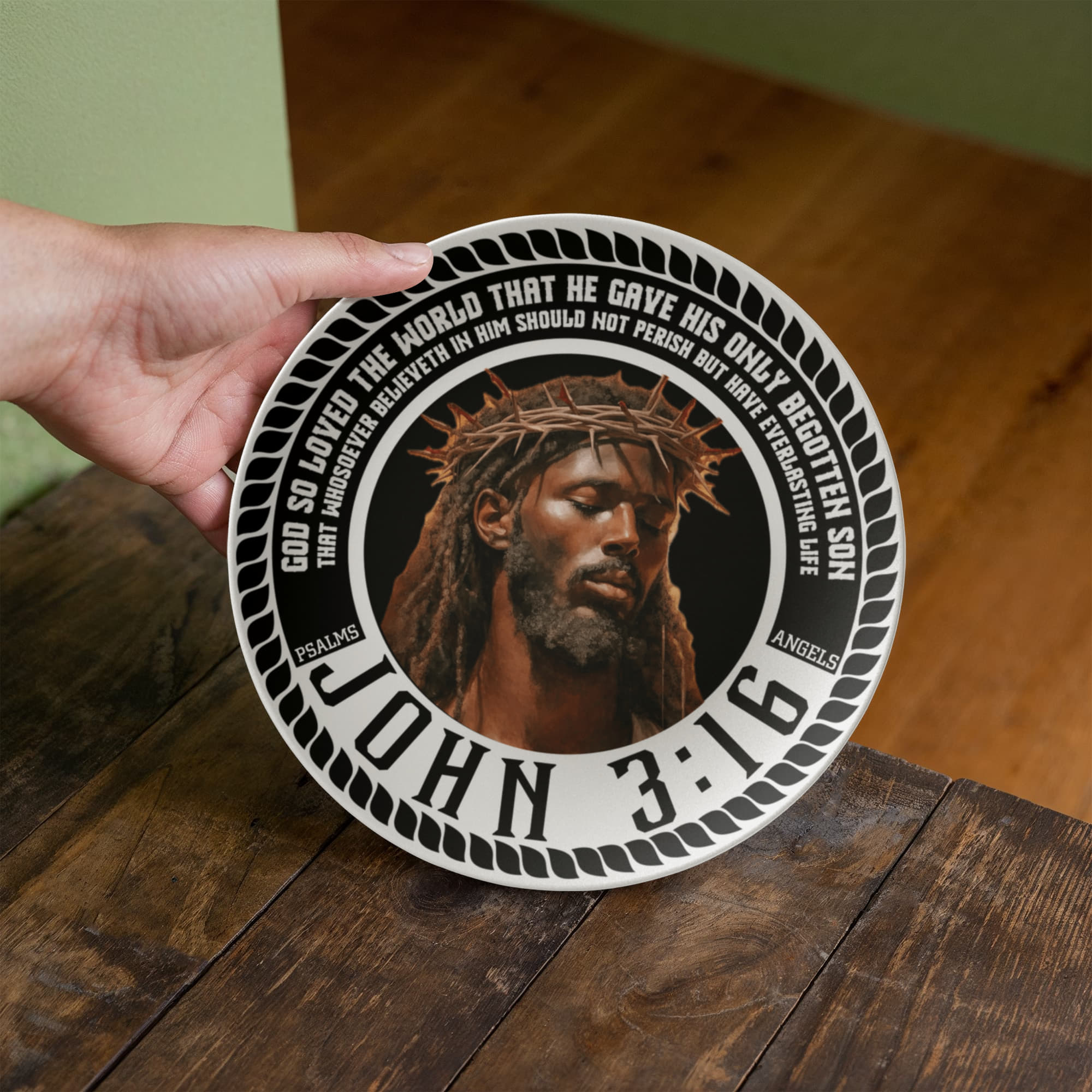 God So Loved The World That He Gave His Only Begotten Son 10" Decorative  Plate ShineOn Fulfillment