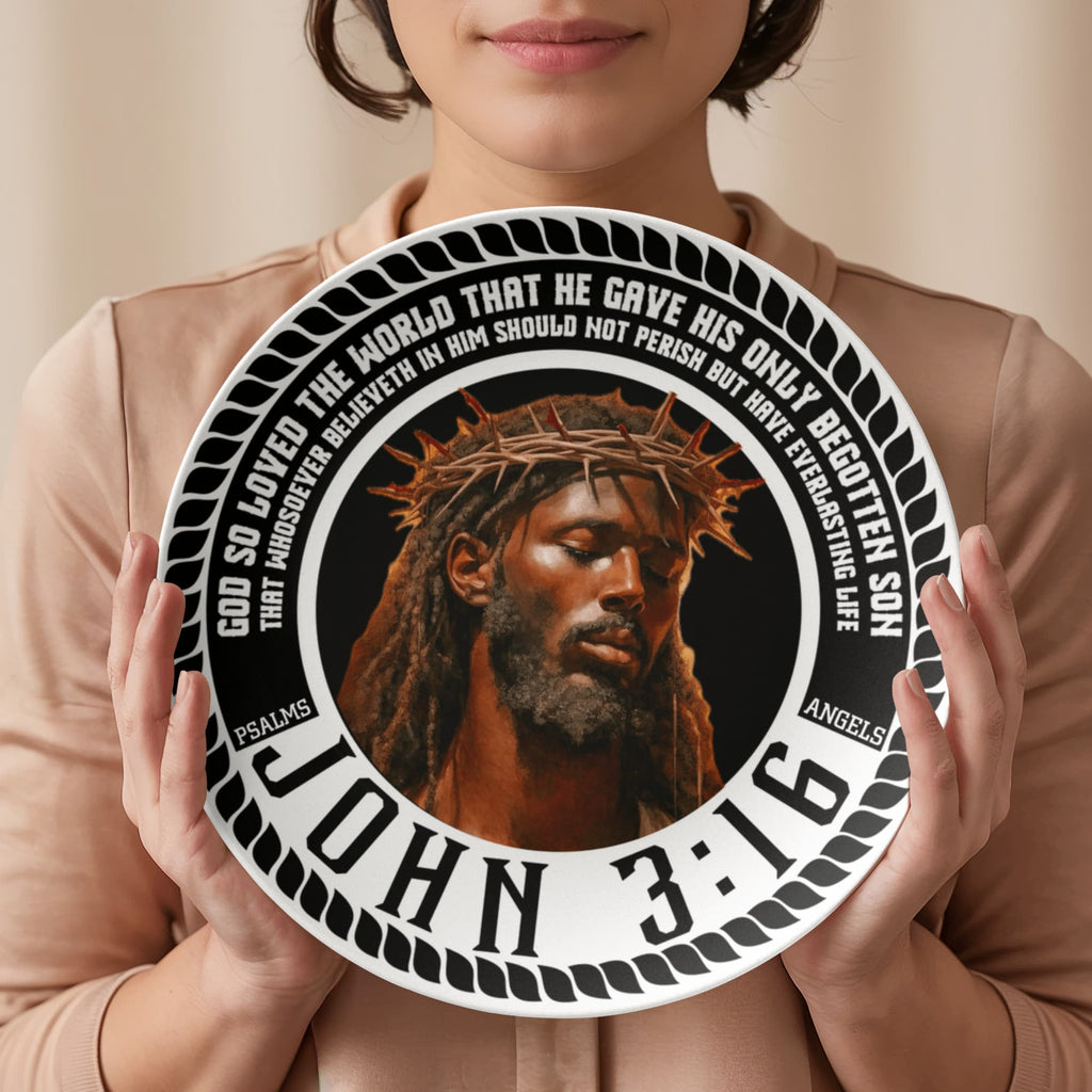 God So Loved The World That He Gave His Only Begotten Son 10" Decorative  Plate ShineOn Fulfillment