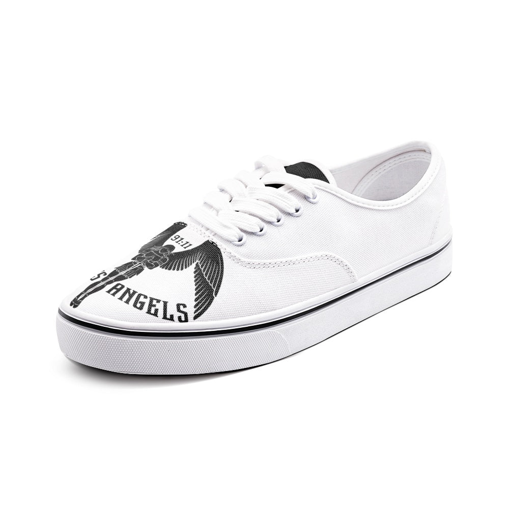 Psalms Angels Unisex Canvas Low Cut Loafer Style Sneakers Psalms 118.1
