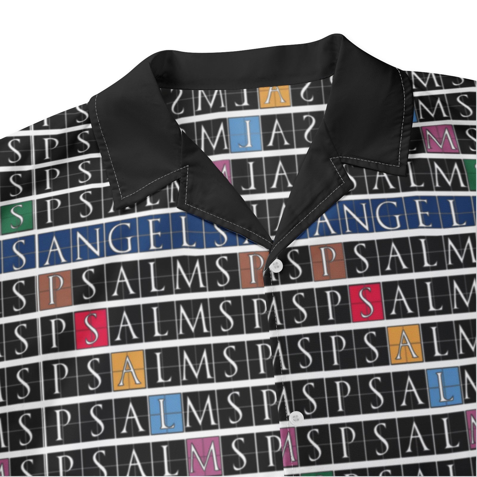 Psalm Print Hawaiian Shirt and Shorts Set Psalms 118.1