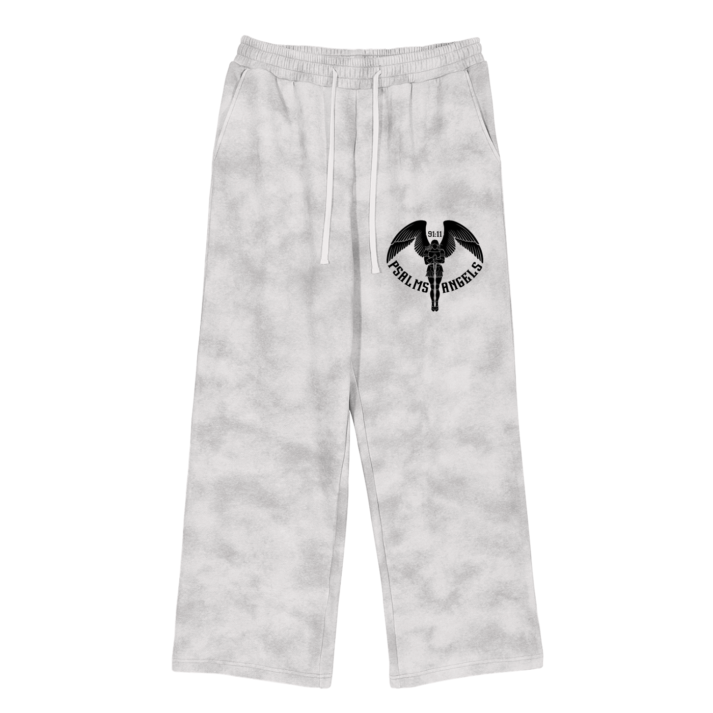 Psalms Angels Stone Washed Retro Look Fleece Sweatpants ODMPOD