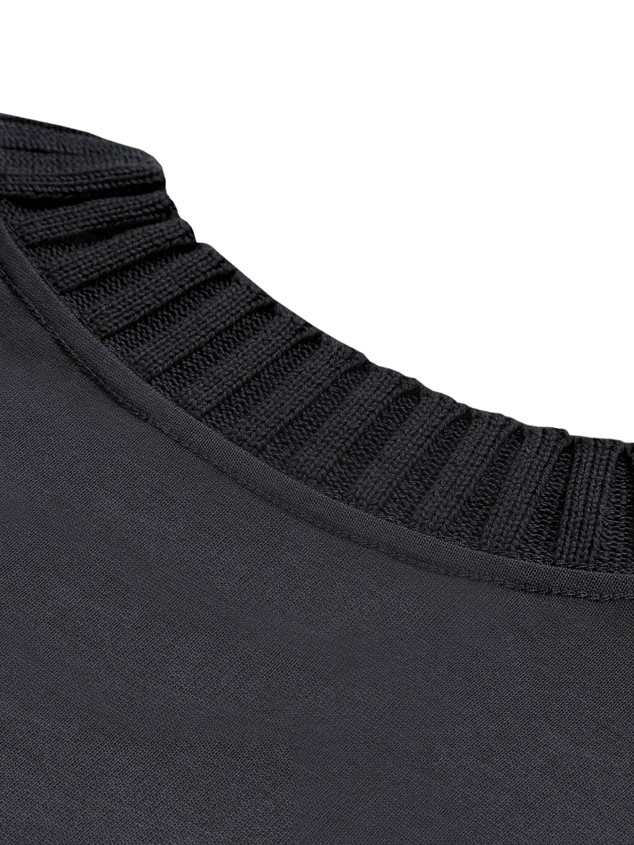 Spiritual Essentials Unisex Heavyweight Knitted Round Neck T-Shirt - Black or Grey ODMPOD