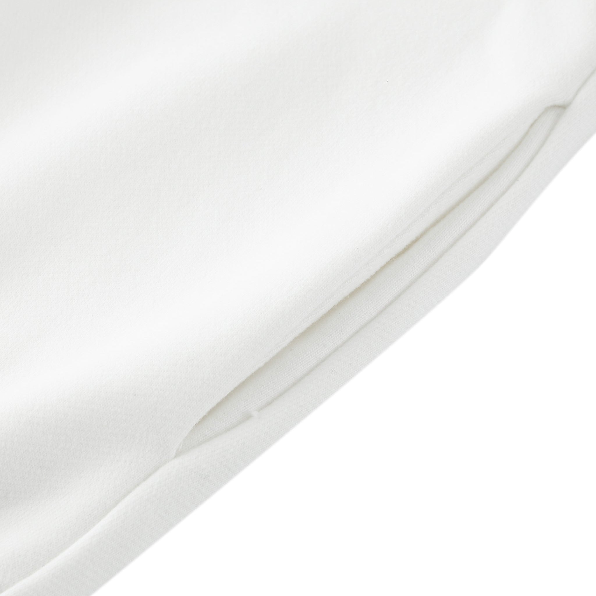 Psalms Angels "100% Christian" Heavyweight Hidden Pocket Oversized 460GSM Halo Fleece Hoodie - Bone & White - Psalms-Angels.com