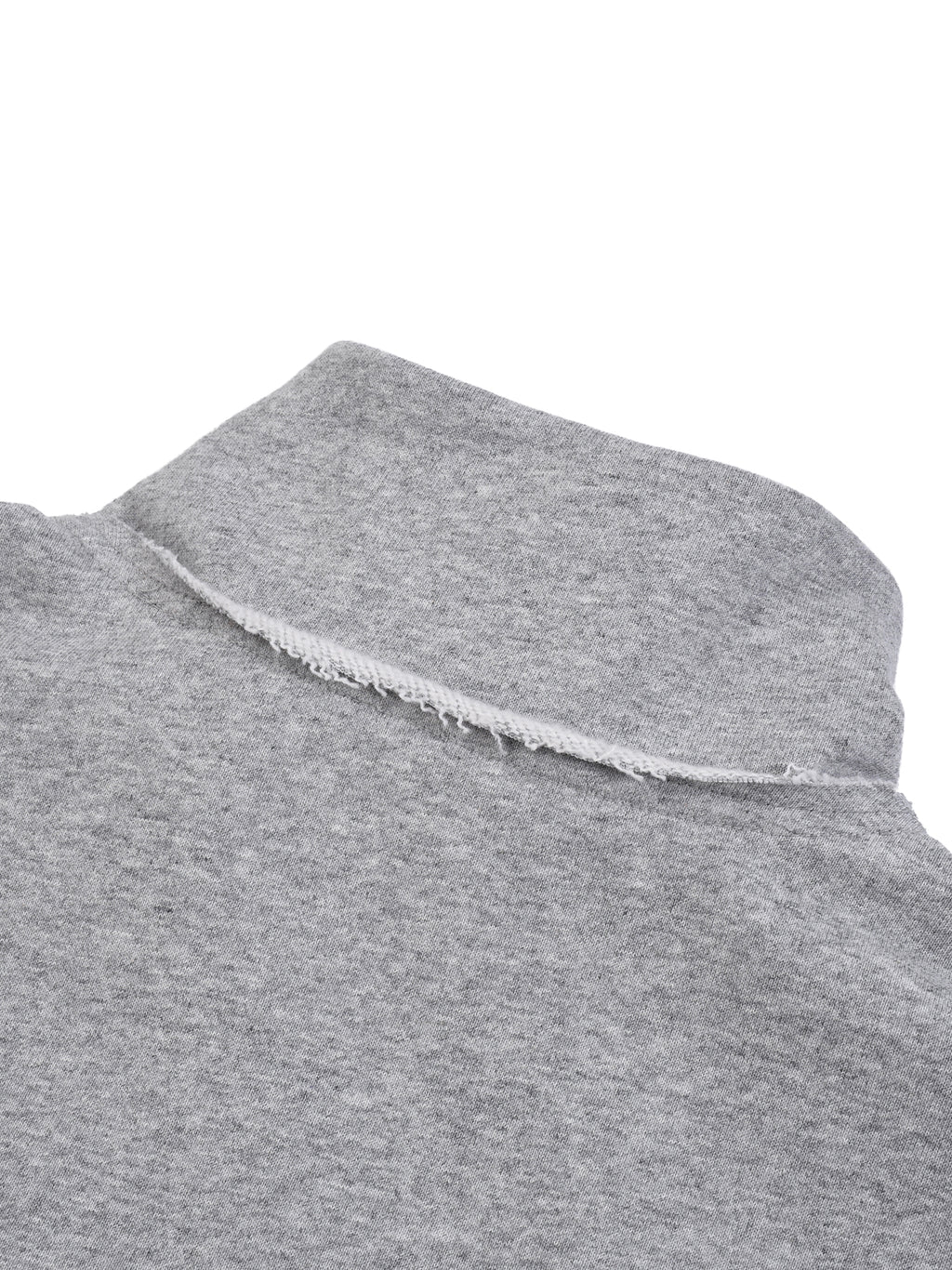 Half-Zip Rolled Edge Fleece Sweatshirt ODMPOD