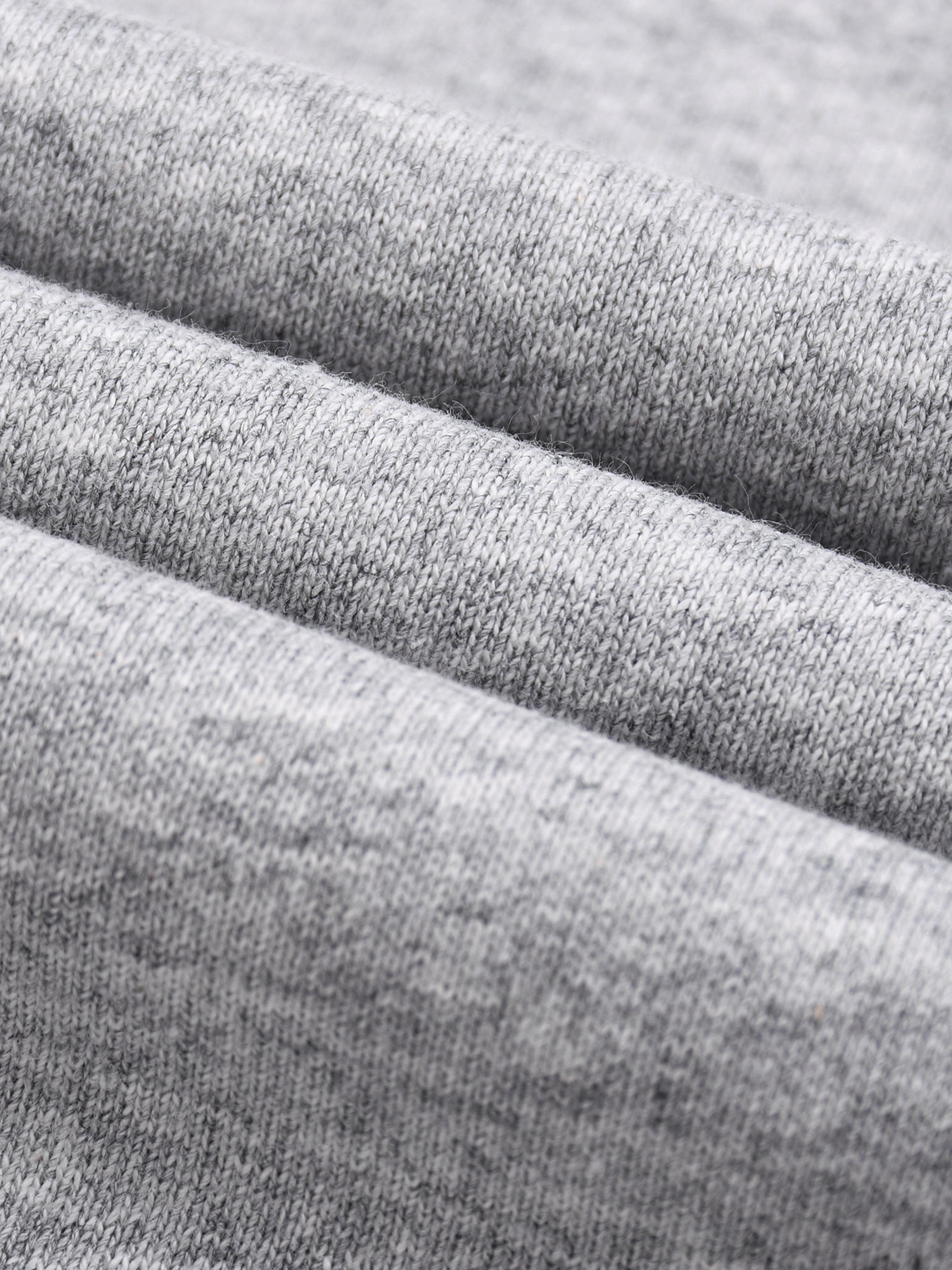 Half-Zip Rolled Edge Fleece Sweatshirt ODMPOD