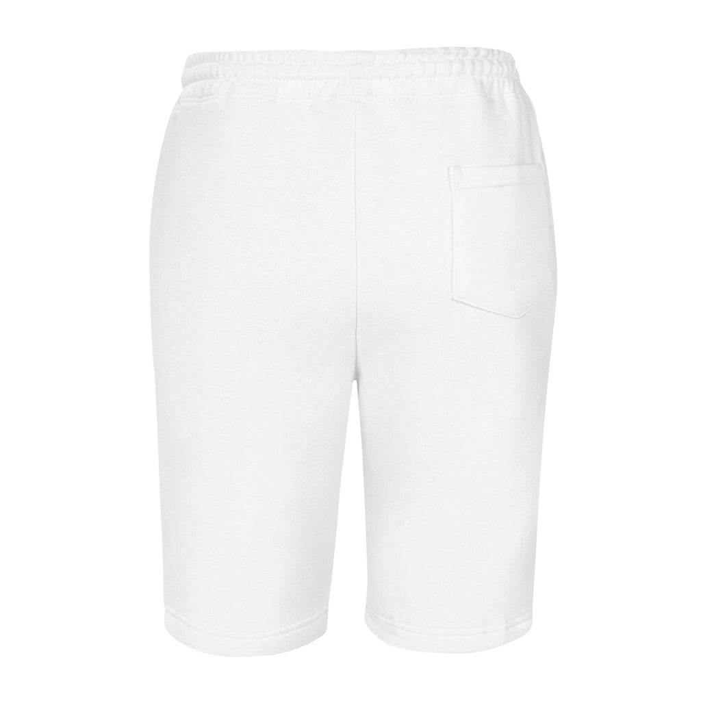 Psalms Angels Men's Casual Fleece Shorts - White