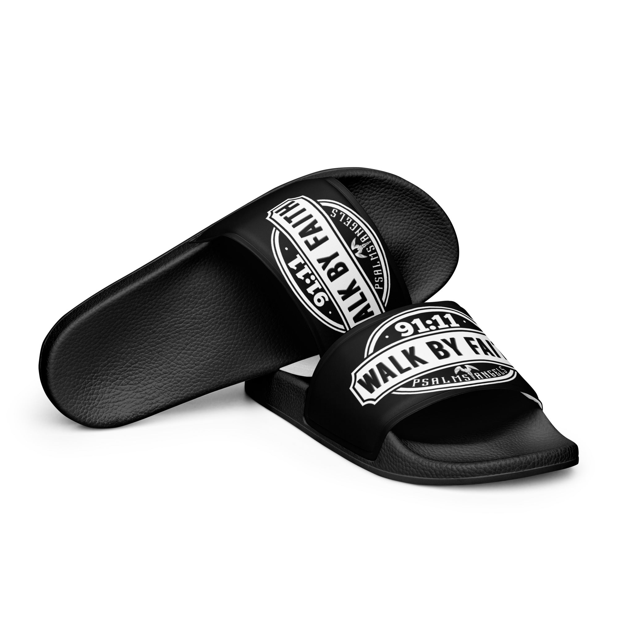 Psalms Angels Walk By Faith Men’s slides Psalms 91.11