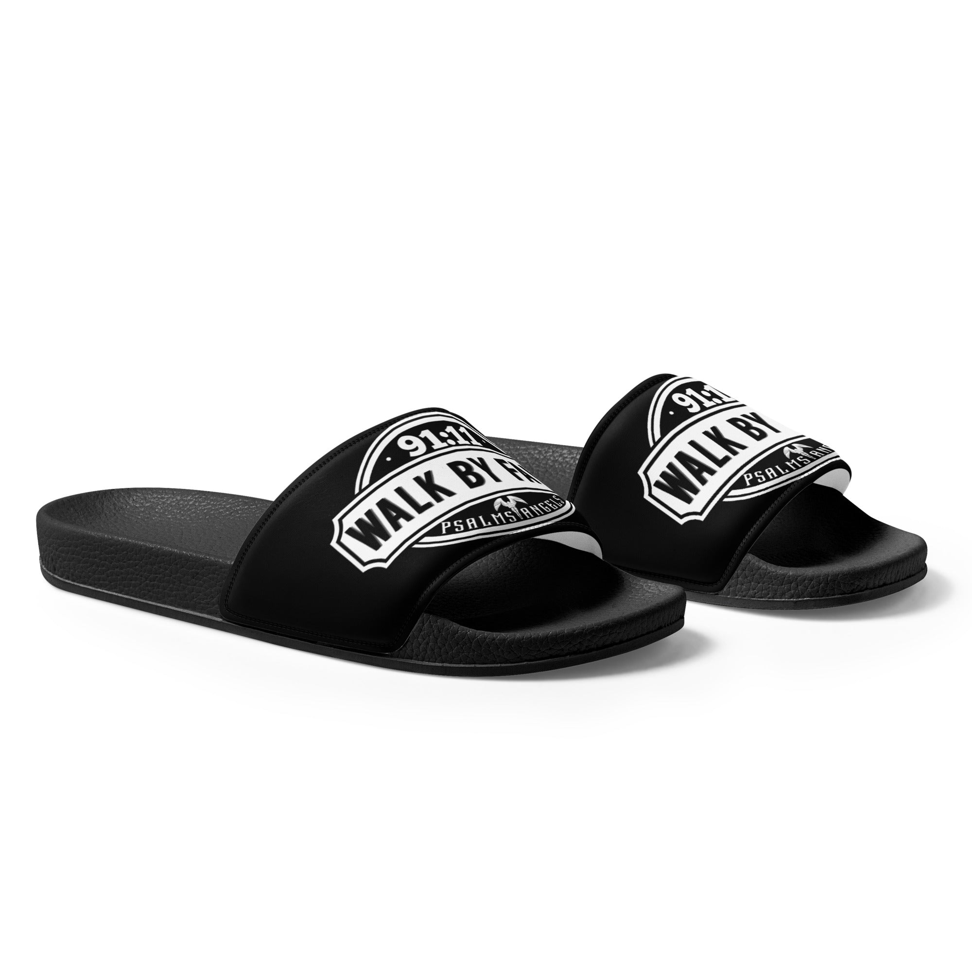 Psalms Angels Walk By Faith Men’s slides Psalms 91.11