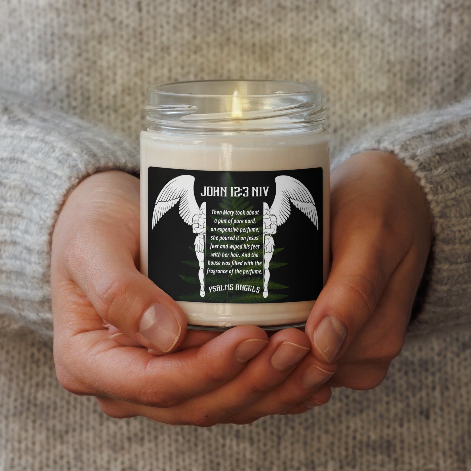Psalms Angels  Bible verse scented  Soy candle