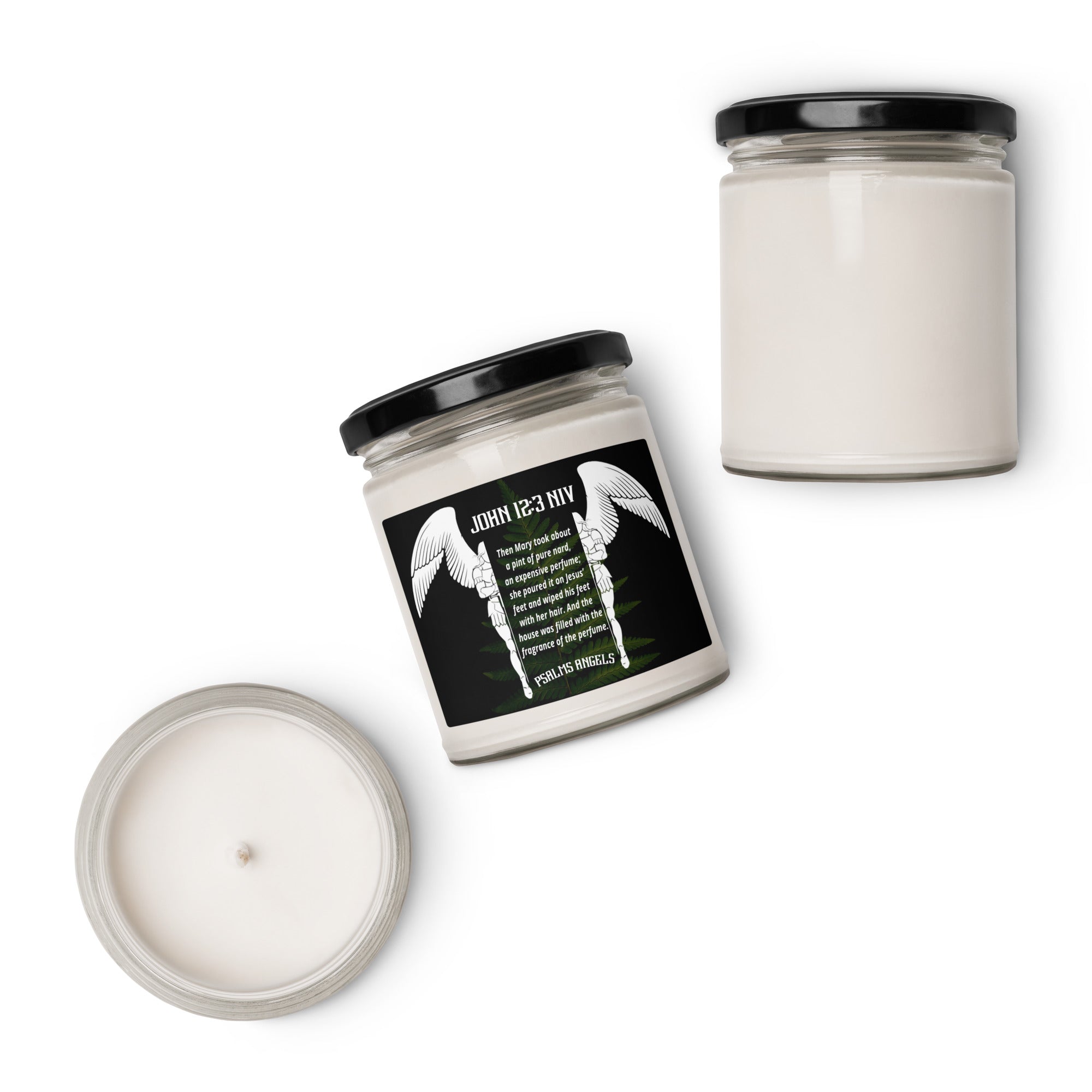 Psalms Angels  Bible verse scented  Soy candle