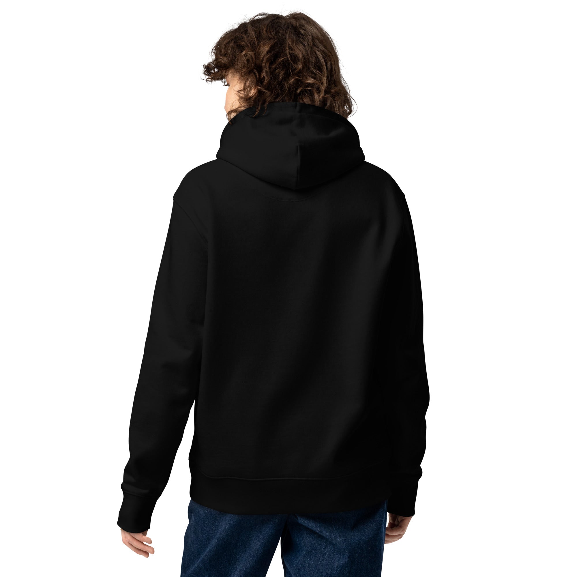Psalm 91:11 Unisex Premium Heavyweight 100% Organic Cotton Hoodie - Black Psalms 91.11