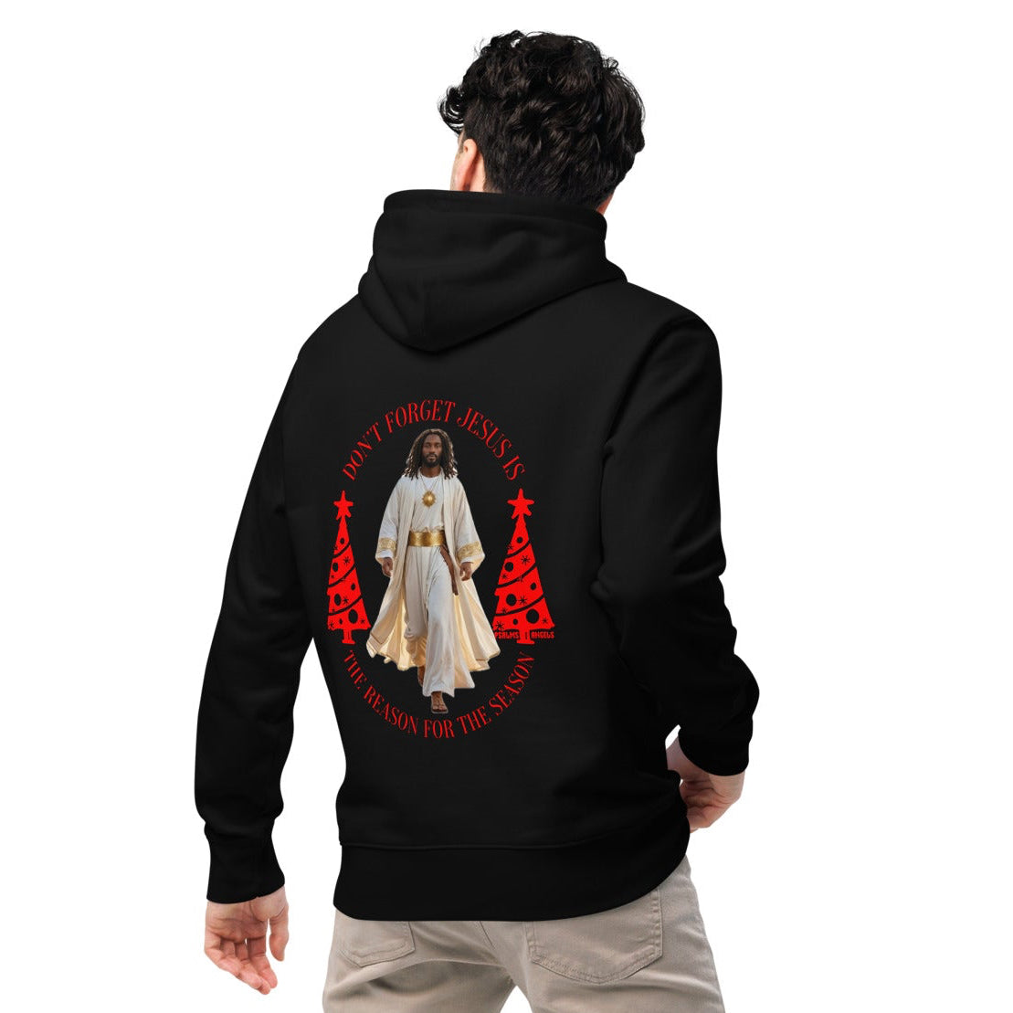 Jesus is the reason for the season black luxury Hoodie