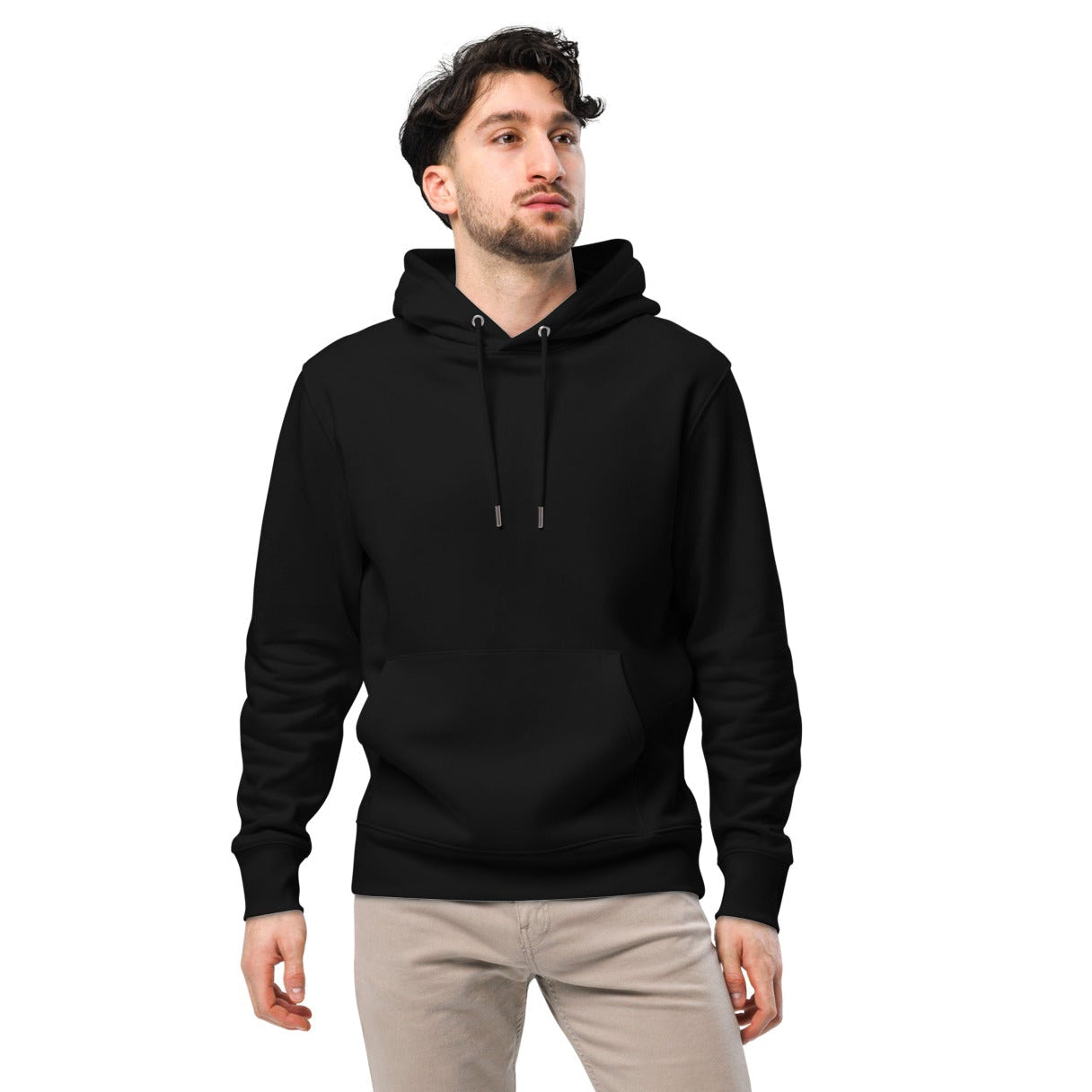 Jesus is the reason for the season black luxury Hoodie front view