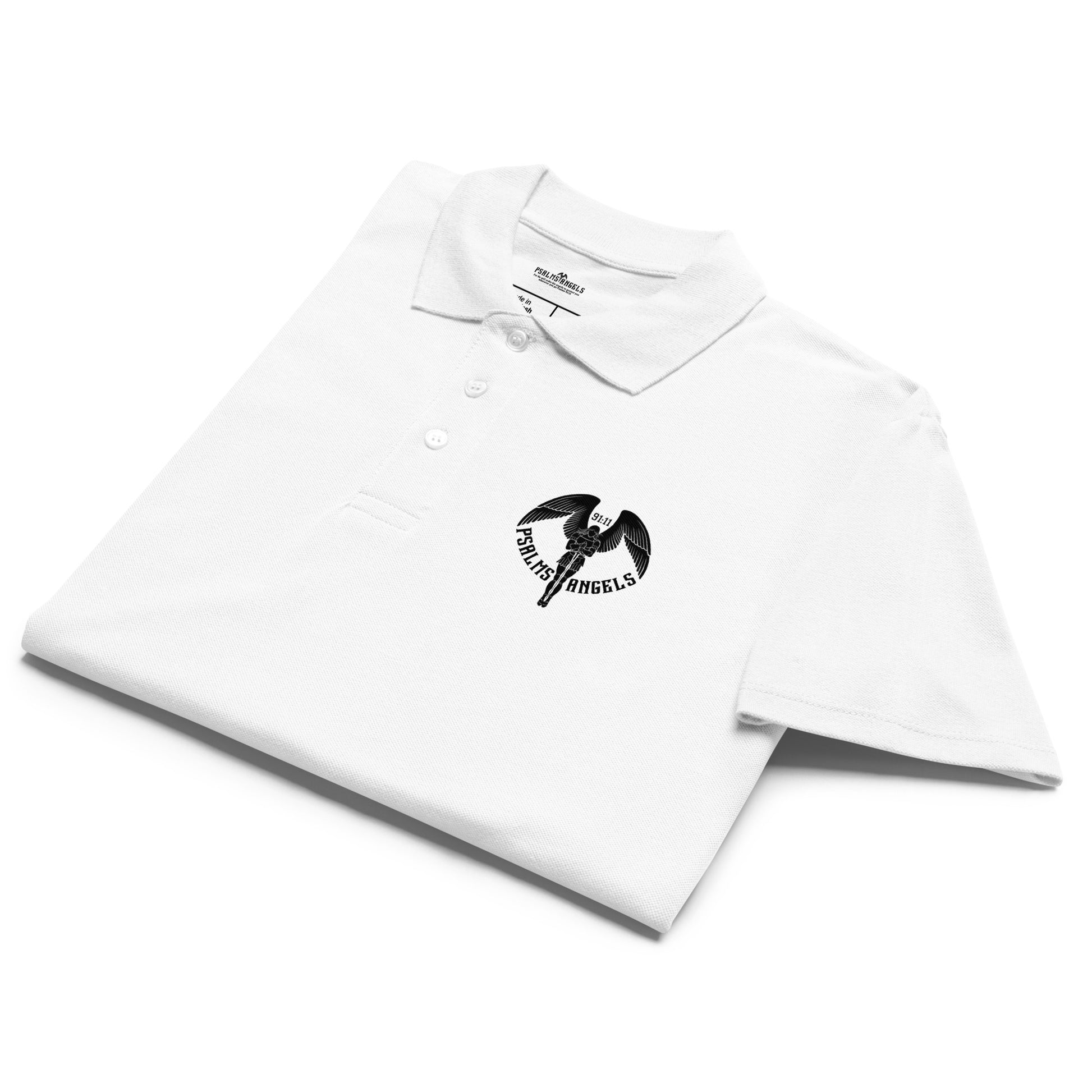 Psalms Angels Premium Pique Polo Shirt